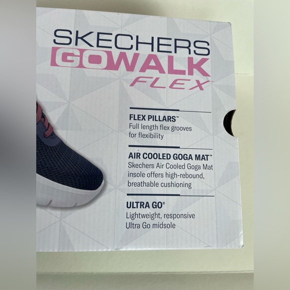 Skechers GO WALK FLEX Walking Running Casual Shoes Women Sz 9.5 Black New w/ Box - Picture 5 of 12